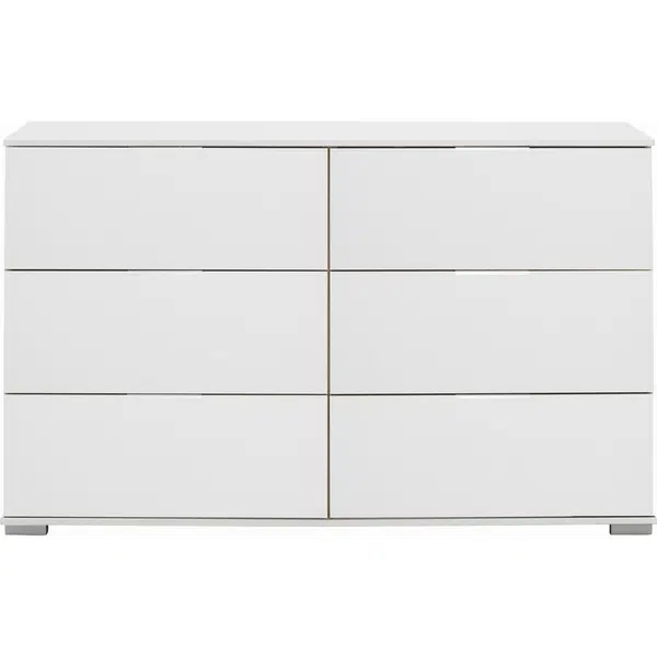 Carryhome KOMODA, bílá, 130/83/41 cm