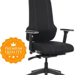 MERCURY Ergonomická kancelářská židle HEALTH černá, zdravé sezení 8+ hodin denně