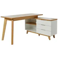 Livetastic ROHOVÝ PSACÍ STŮL, barvy dubu, bílá, 140/118/76 cm