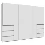 Carryhome SKŘÍŇ S POSOUVACÍMI DVEŘMI, bílá, 270/200/61 cm