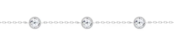 Preciosa Elegantní stříbrný náramek Tender Secrets s kubickou zirkonií Preciosa 5340 00