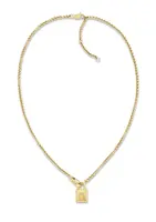 Tommy Hilfiger Pozlacený dámský náhrdelník z oceli American Icon 2780941