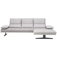 Chilliano ROHOVÁ SEDAČKA, textil, šedá