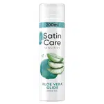 Gillette Gél na holenie na suchú a citlivú pokožku Satin Care Aloe Vera (Shave Gel) 200 ml