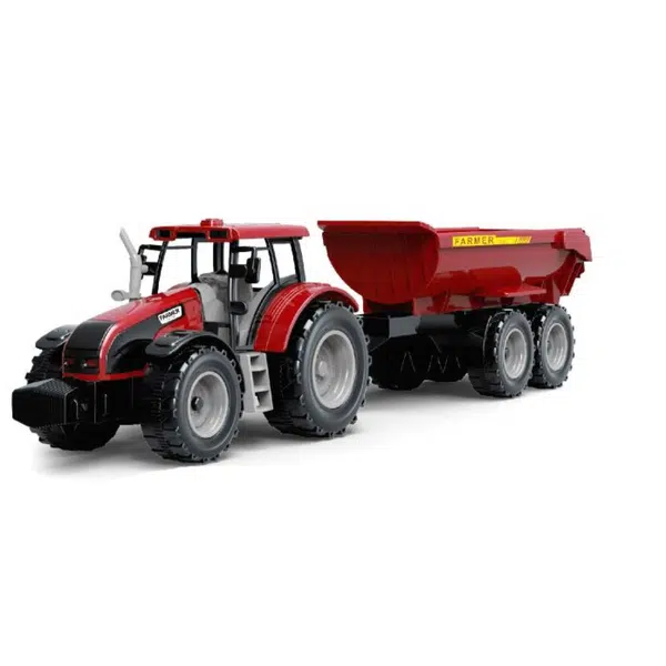 Alltoys Traktor s valníkom červený