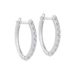 Soliter Očarujúce náušnice z bieleho zlata s čírymi kryštálmi 239 001 01107 07