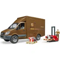 Bruder 2678 Mercedes Benz Sprinter UPS s príslušenstvom 1:16