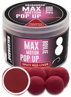 Haldorádó plávajúce boilies pop-up max motion 50 g 16+20 mm - pikantná červená pečeň