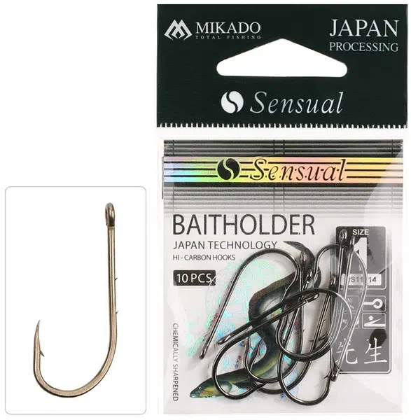 Mikado háčiky sensual baitholder br 10 ks - 2/0