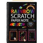 Teddies Škrabací notes dúhový 10 listov