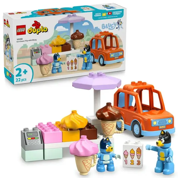LEGO® DUPLO® Bluey 10458 Bluey a výlet na zmrzlinu