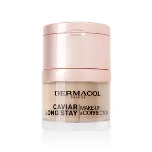 Dermacol Dlhotrvajúci make-up s výťažkami z kaviáru a zdokonaľovací korektor (Caviar Long Stay Make-Up & Corrector) 30 ml 3 Nude