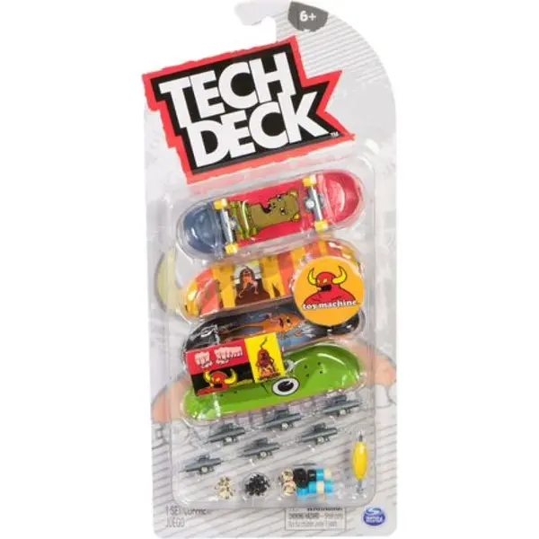 Tech Deck Fingerboard čtvorbalenie Toy Machine Deluxe