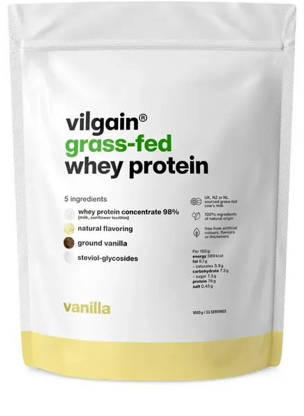 Vilgain Grass-Fed Whey Protein vanilka