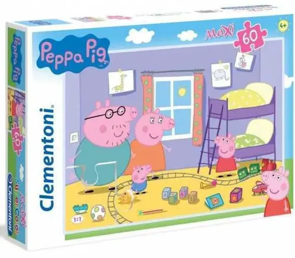 Puzzle Maxi 60 Prasátko Peppa