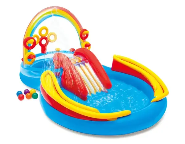 Intex Hracie centrum Rainbow Ring 297 x 193 x 135 cm