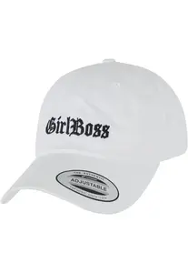 Dívka Boss Táta Čepice bílá