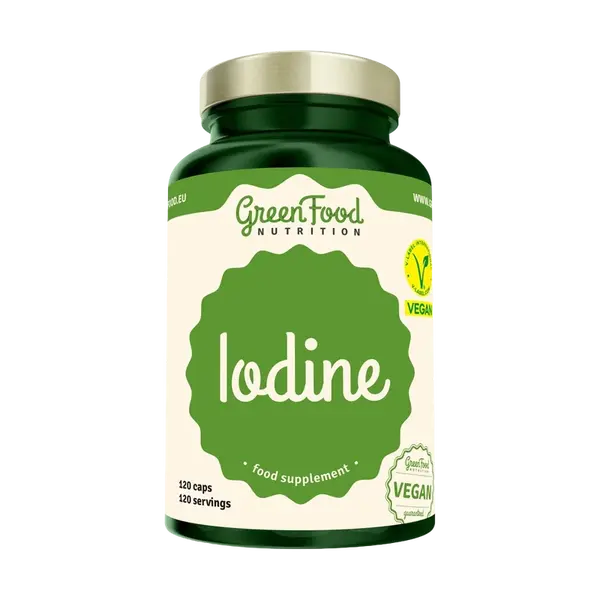 GREENFOOD NUTRITION Jód 120 kapslí