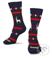 Ponožky Jelenček modrý  S (Unisex veľkosť S)