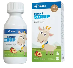 BIOALIS Kozí colostrum + Betaglukany Dětský sirup 120 ml