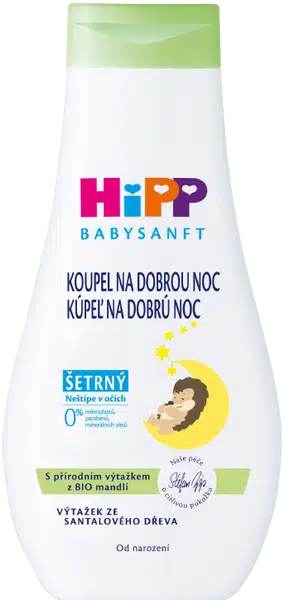 HIPP BABYSANFT Koupel na dobrou noc 350 ml