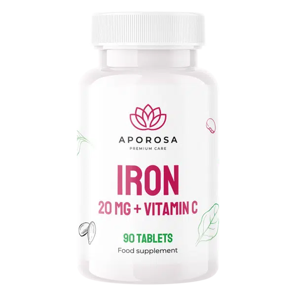 APOROSA Železo 20 mg a vitamin C 90 tablet
