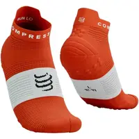 Compressport PRO RACING SOCKS V4.0 RUN LOW Běžecké ponožky, červená, velikost