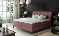 Manželská posteľ boxspring 180x200 s úložným priestorom aderito -