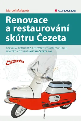 Kniha: Renovace a restaurování skútru Čezeta od Malypetr Marcel