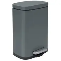 Spirella Spirella pedálový odpadkový kôš akira matná šedá oceľ 5 l 10.19836