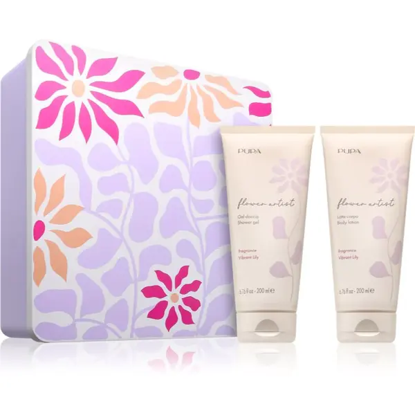 PUPA Milano Flower Artist Kit darčeková sada na telo s vôňou Vibrant Lily