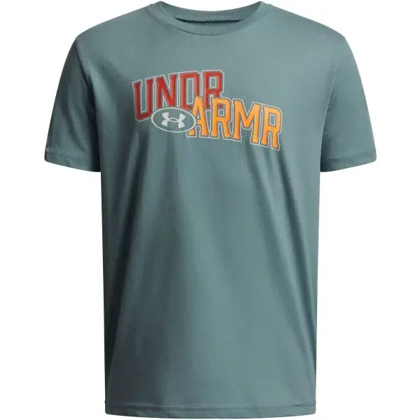 Under Armour OVERLAY WORDMARK Chlapčenské tričko, svetlo zelená, veľkosť XL