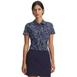 Under Armour PLAYOFF 3.0 PRINTED Dámske polo tričko, tmavo modrá, veľkosť S