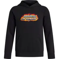 Under Armour RIVAL FLEECE FLAMIN Chlapčenská mikina, čierna, veľkosť XL