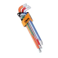 Beta tools Sada 9 barevných šestihranných zástrčných klíčů s kuličkou