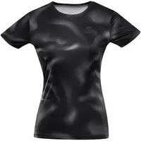 ALPINE PRO QUATRA Dámské funkční triko, černá, velikost