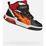 Geox J INEK Chlapecká volnočasová obuv, černá, velikost