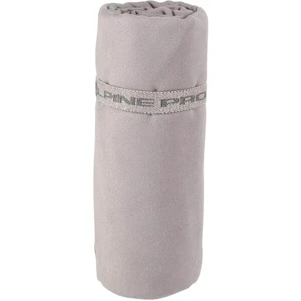 ALPINE PRO BRIGENE Outdoorová osuška, šedá, velikost