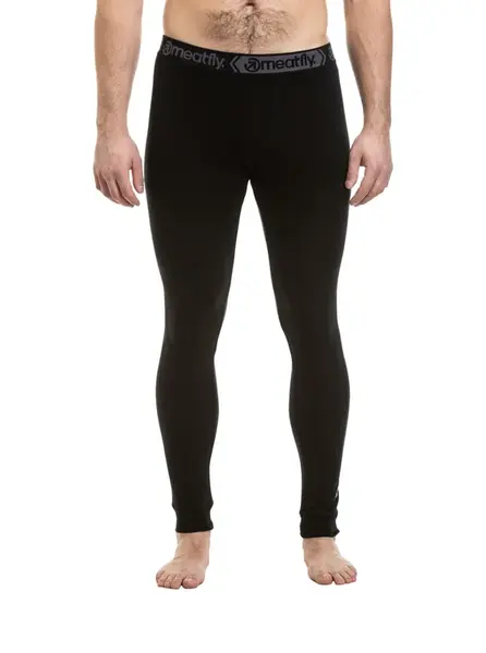 Meatfly pánské merino kalhoty Lucas Black | Černá | Velikost S