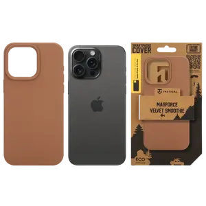 Zadní kryt Tactical MagForce Velvet Smoothie pro Apple iPhone 15 Pro Max, mocha mousse