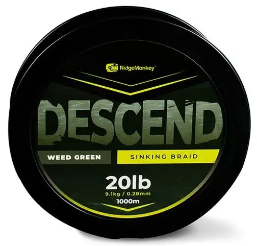 Ridgemonkey šnúra descend sinking braid - 300 m 0,28 mm 9,1 kg