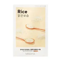 Missha Airy Fit Rice rozjasňující plátýnková maska 19 g