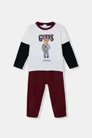 Dětská bavlněná souprava Guess 2-pack