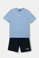 Dětská bavlněná souprava EA7 Emporio Armani