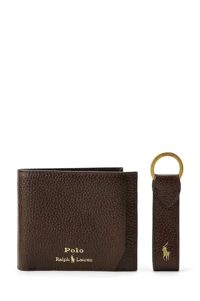 Kožená peněženka a klíčenka Polo Ralph Lauren