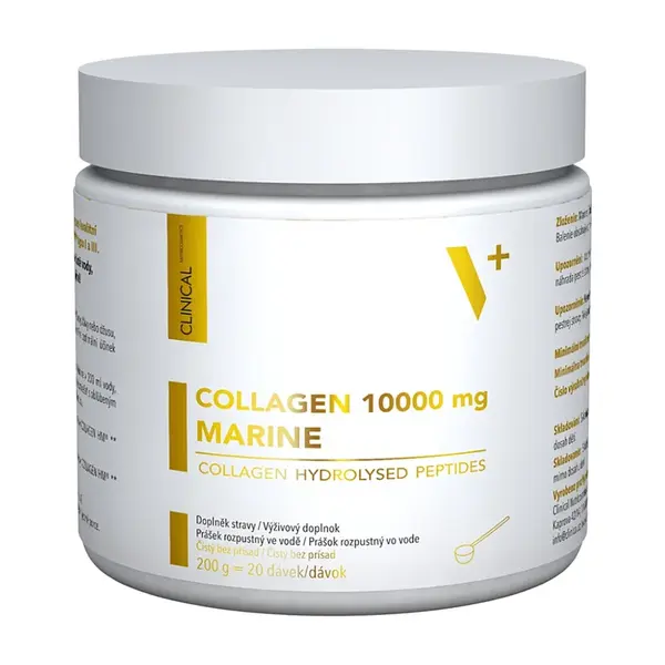 CLINICAL Collagen 10 000 mg marine collagen hydrolysed peptides 200 gramů