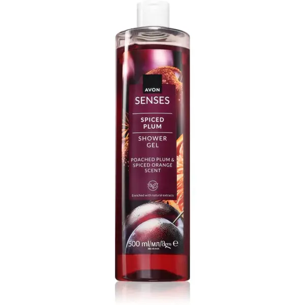 Avon Senses Spiced Plum sprchový gel 500 ml