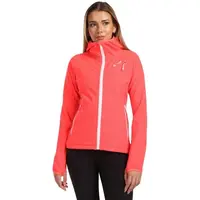 KILPI FRENSIS Dámská fleecová mikina s kapucí, růžová, velikost