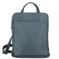 Dámsky kožený batôžtek/kabelka džínsovo modrý - Delami Houtel