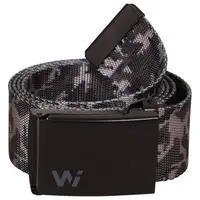 Willard MORRIS Látkový opasok s kovovou sponou, hnedá, veľkosť